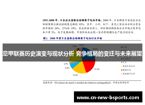 意甲联赛历史演变与现状分析 竞争格局的变迁与未来展望 意甲联赛历史演变与现状分析 竞争格局的变迁与未来展望